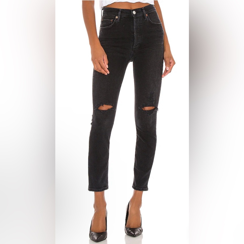 Agolde Nico Slim Fit Black Size 27